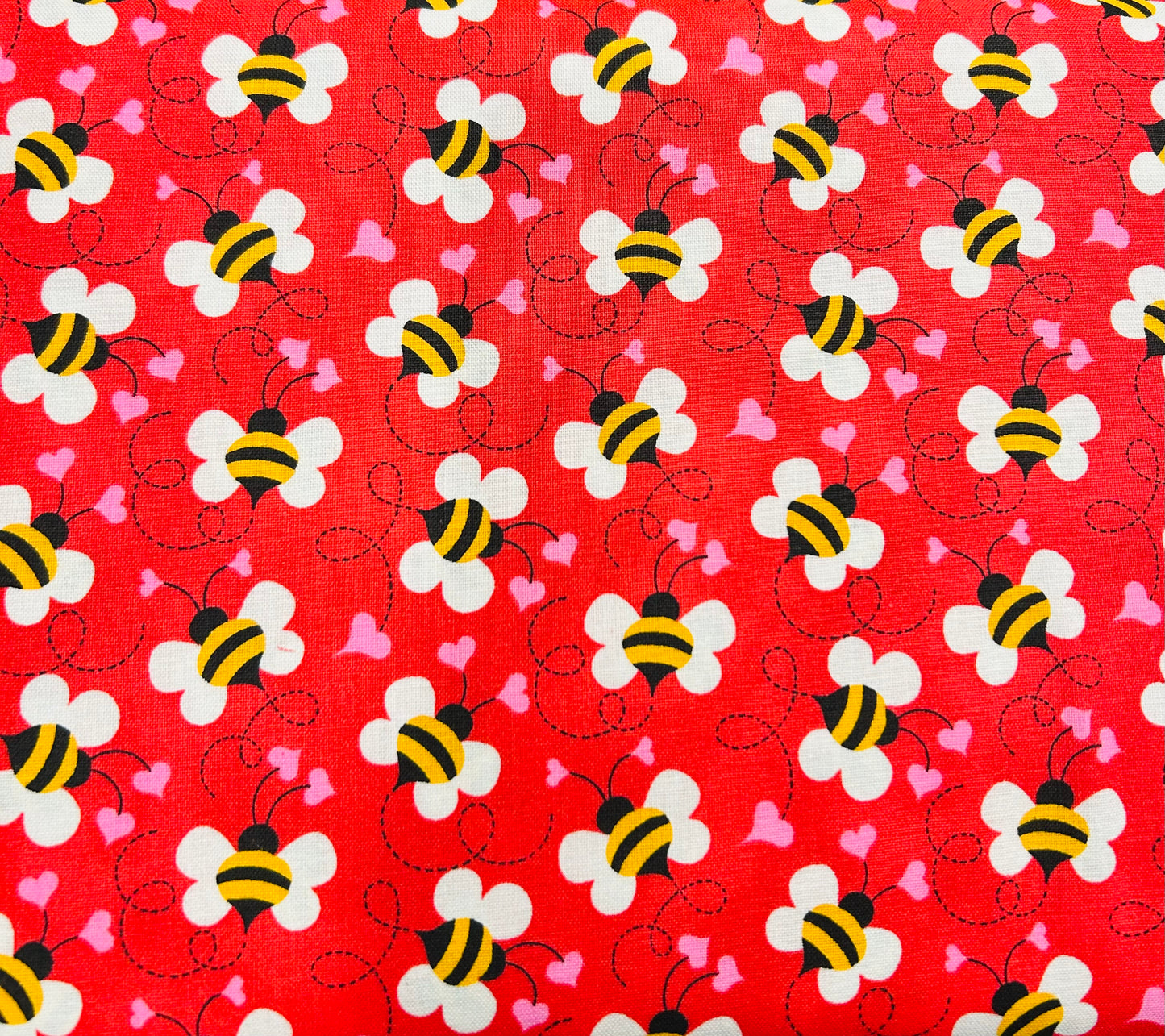 Potholder Set - Bee Themed - Bees on Pink