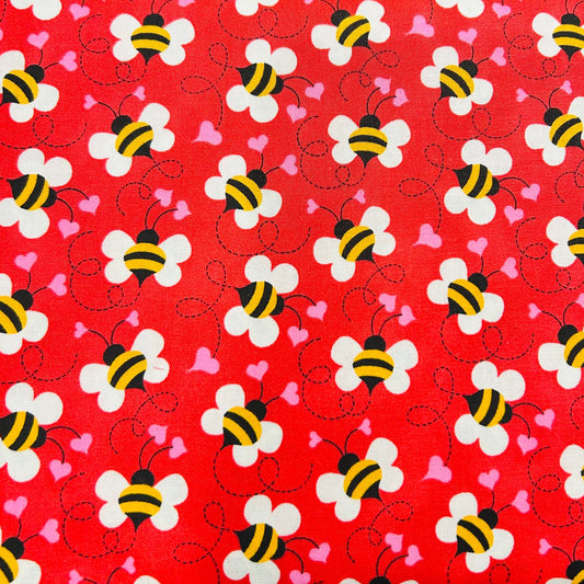 Bowl Koozie - Bees - Bees on Pink