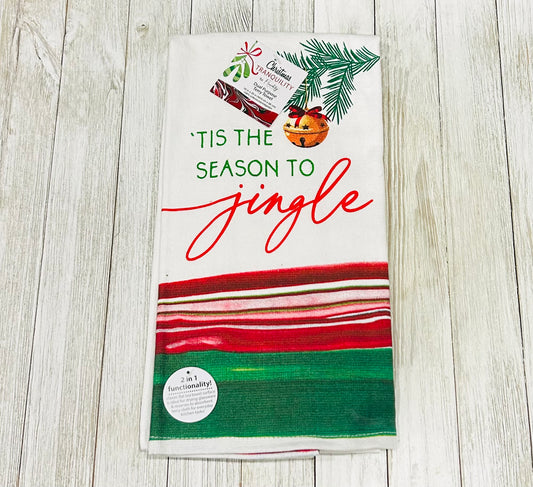Dish Towel - Christmas Themed - Bells