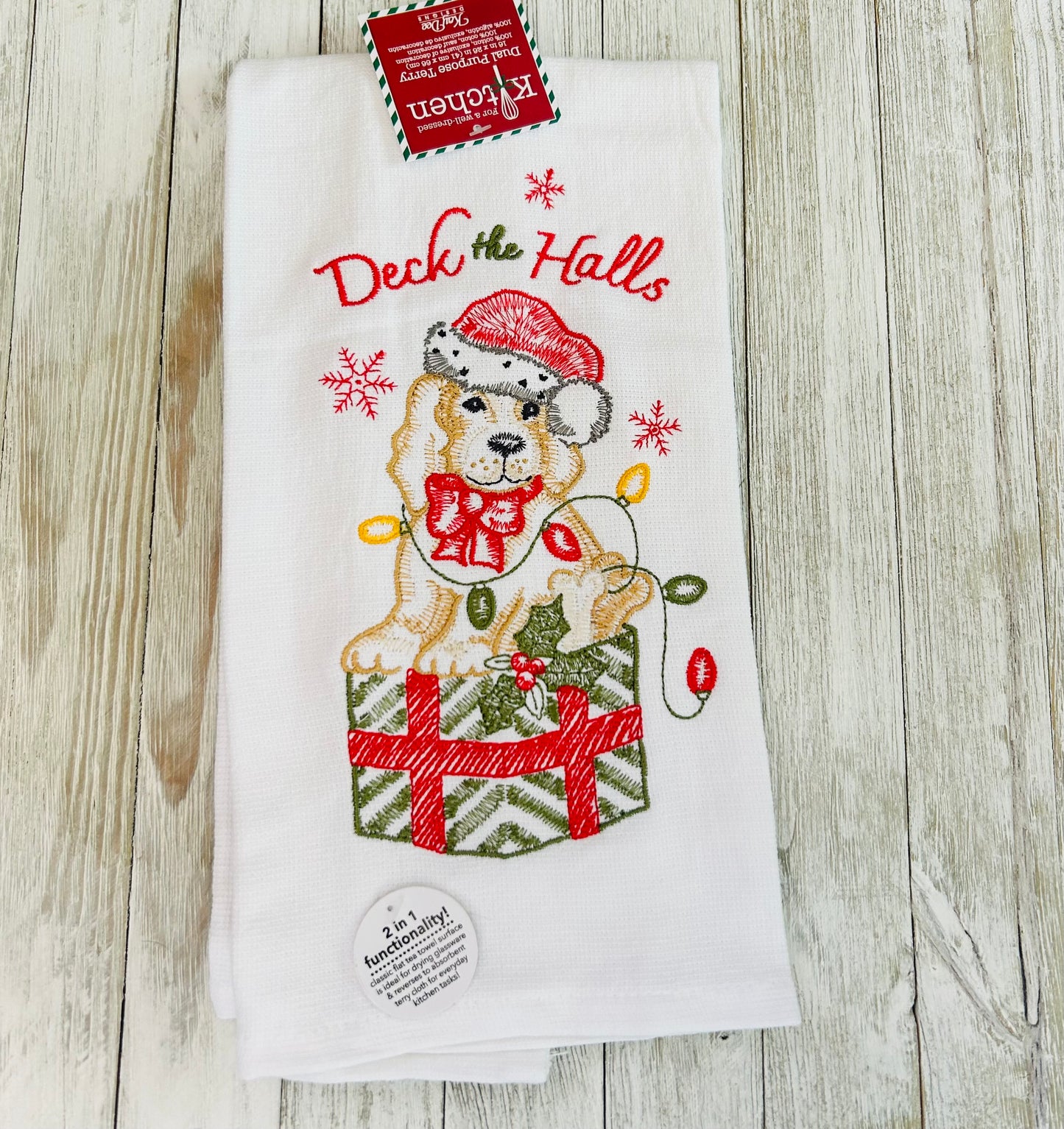 Dish Towel - Christmas Themed - Dogs