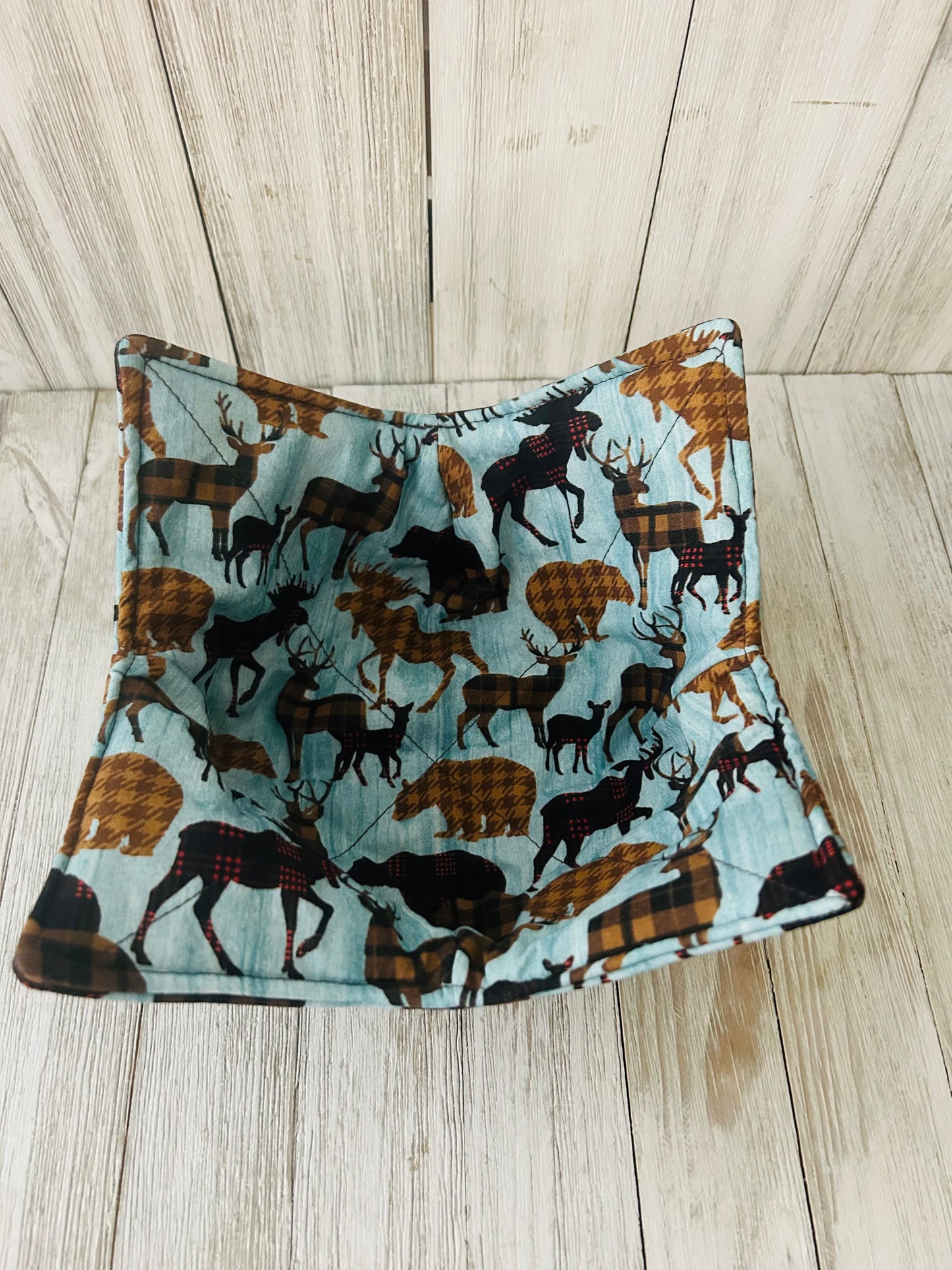 Bowl Koozie - Mountain Theme - Deer and Moose