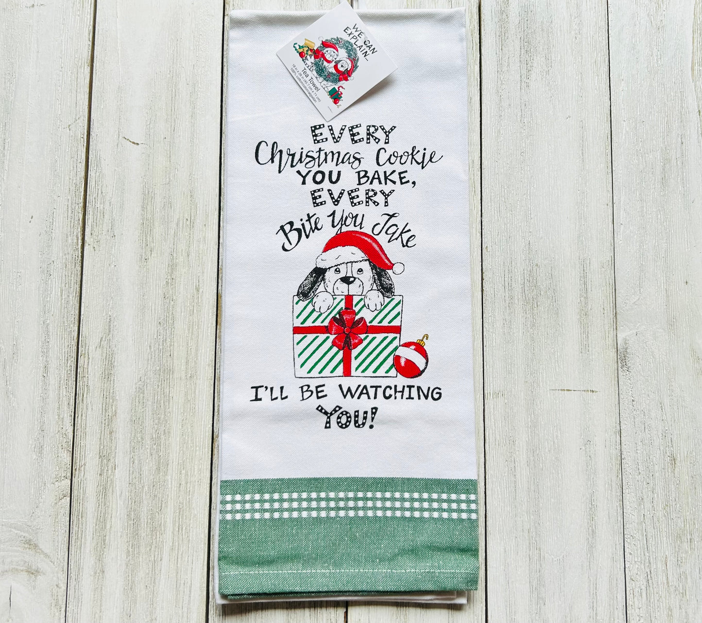 Dish Towel - Christmas Themed - Dogs - Funny
