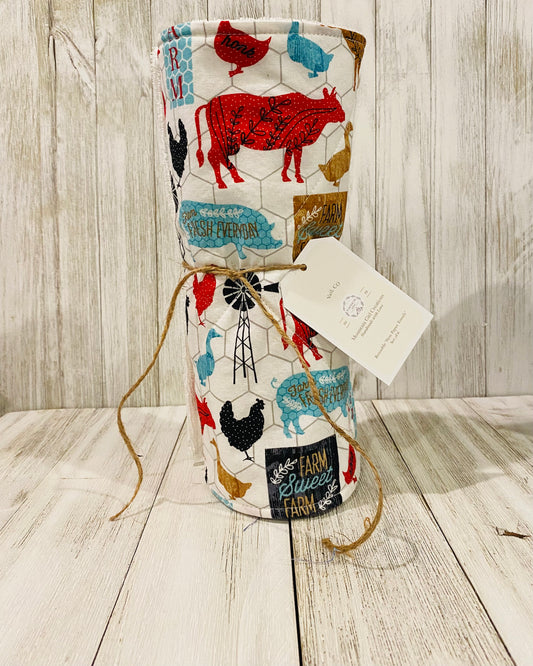Reusable Towels - Farm - Farm Animals