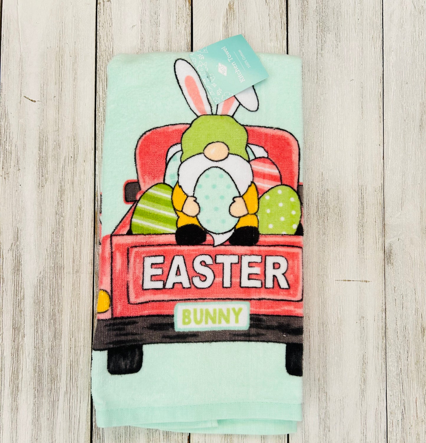 Dish Towel - Easter - Easter Gnome