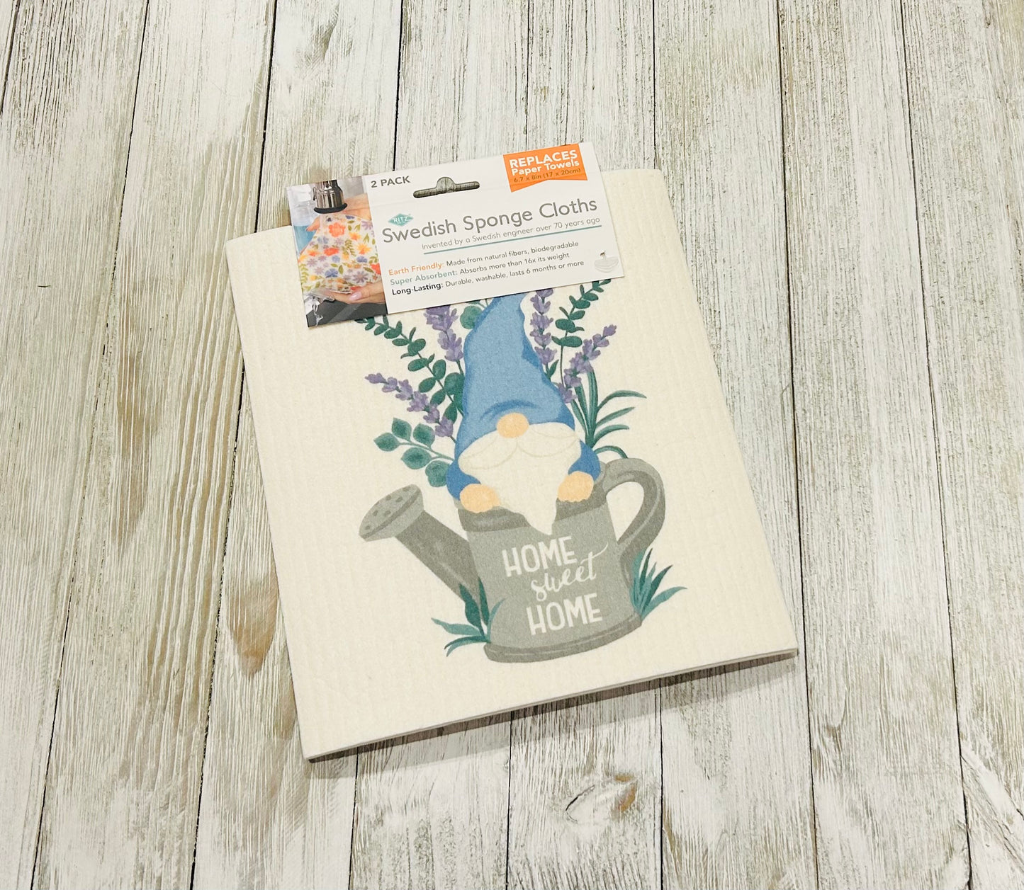 Swedish Dish Cloths - Gnomes - Home Sweet Home