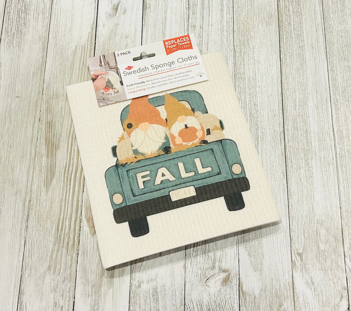 Swedish Dish Cloths - Gnomes - Fall Gnomes