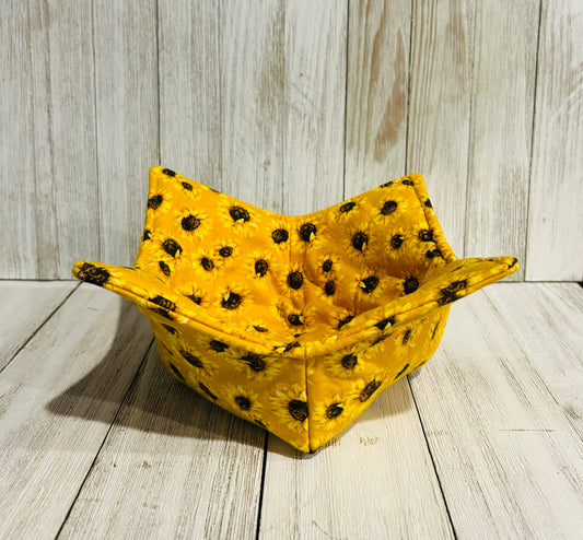 Bowl Koozie - Sunflower Dance - Gold
