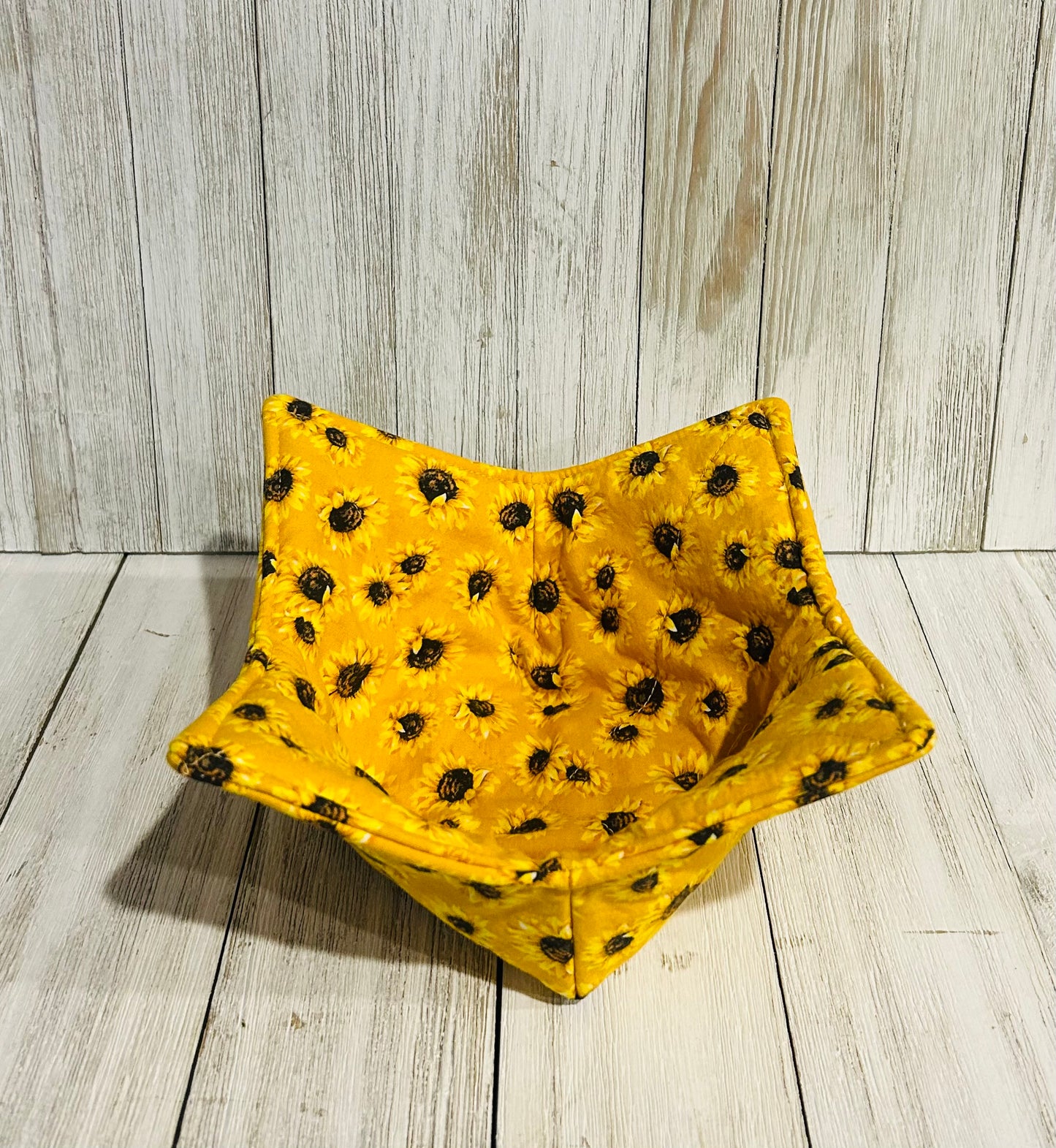 Bowl Koozie - Sunflower Dance - Gold