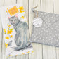 Dish Towel with Matching Potholders - Cats
