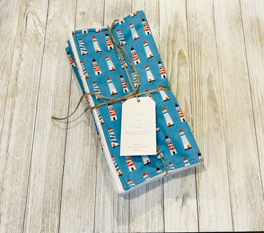 Reusable Towels - Beach -  Lighthouses