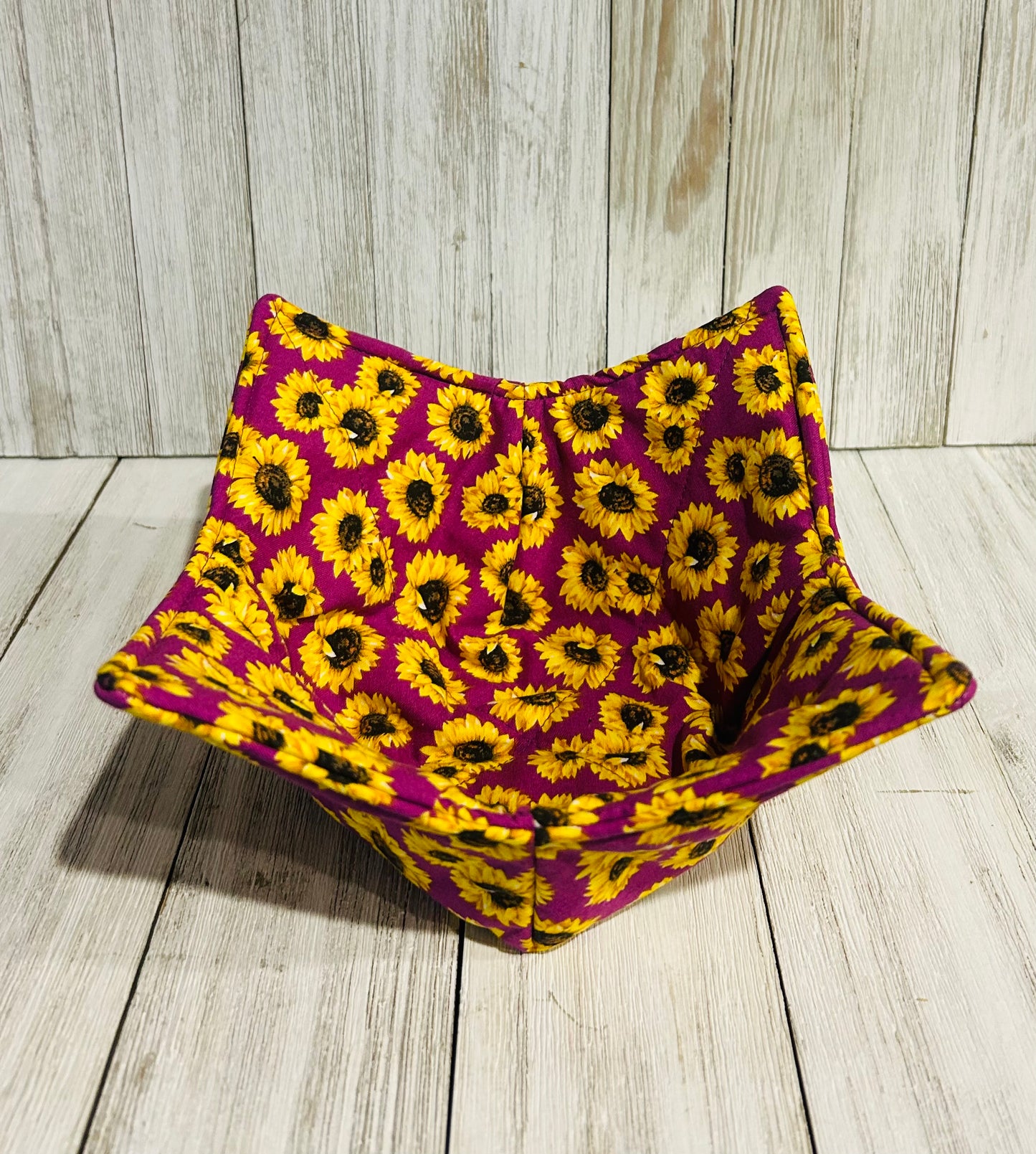 Bowl Koozie - Sunflower Dance - Magenta