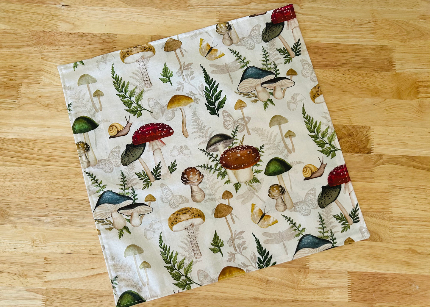 Cloth Napkins - Mushrooms