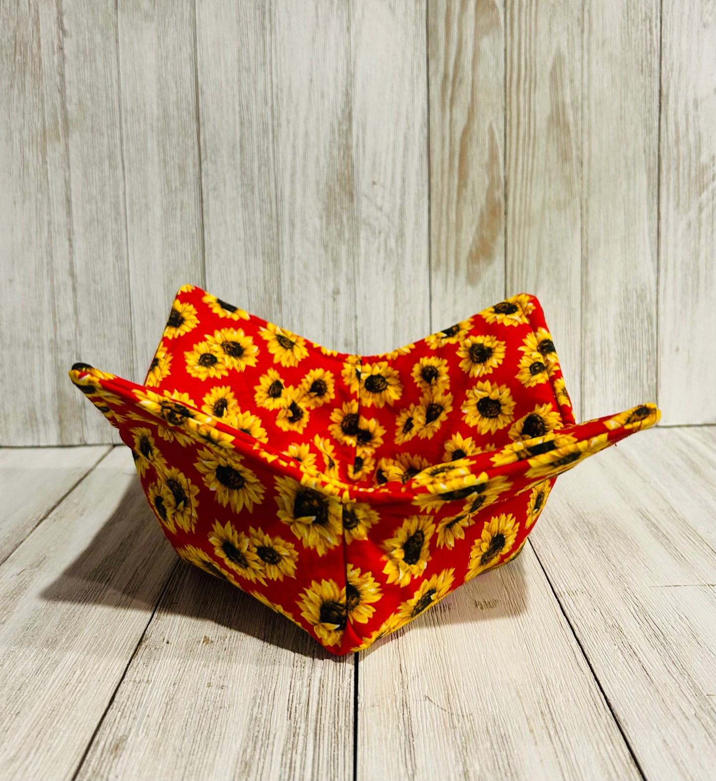 Bowl Koozie - Sunflower Dance - Red