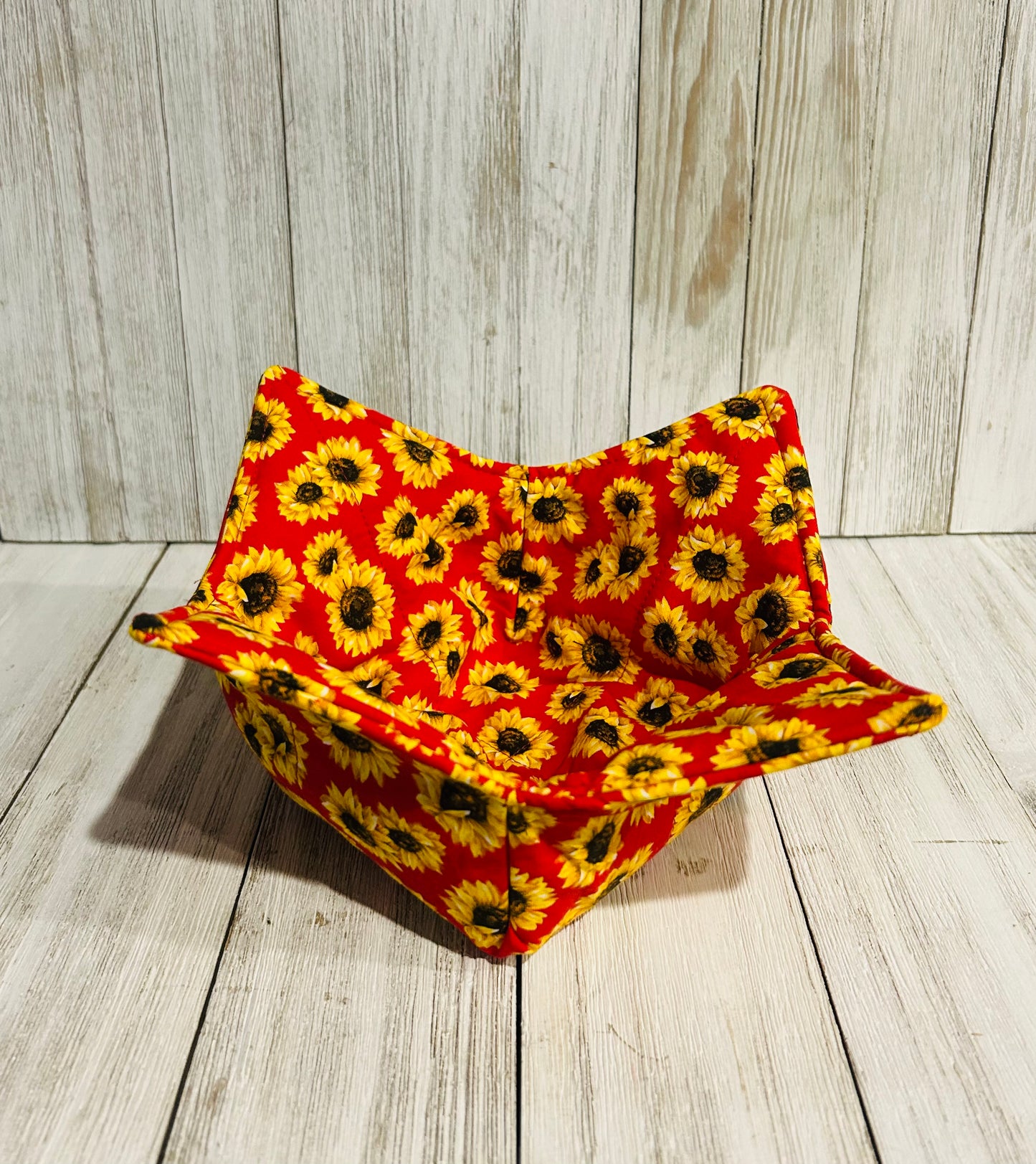 Bowl Koozie - Sunflower Dance - Red