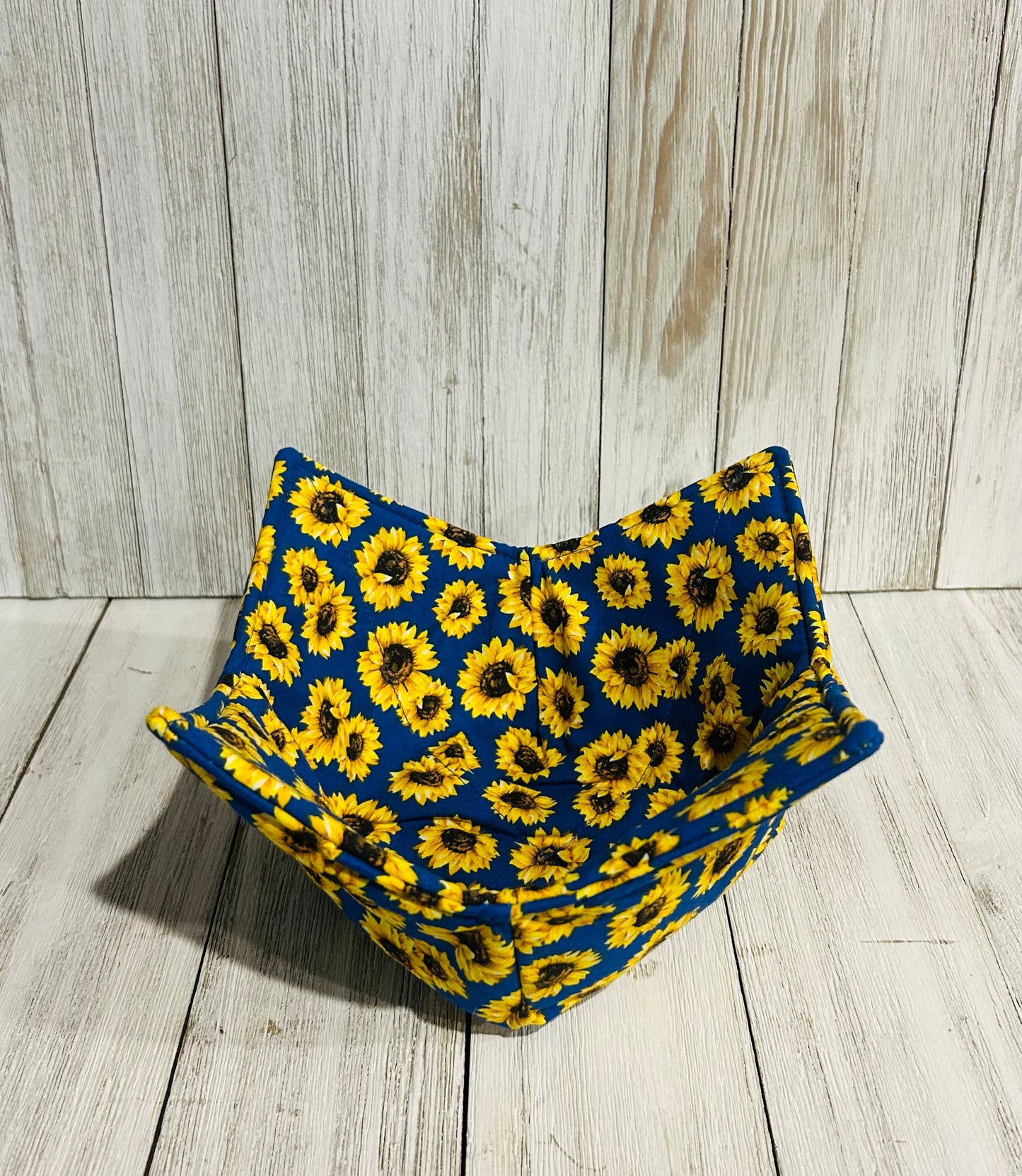 Bowl Koozie - Sunflower Dance - Royal Blue