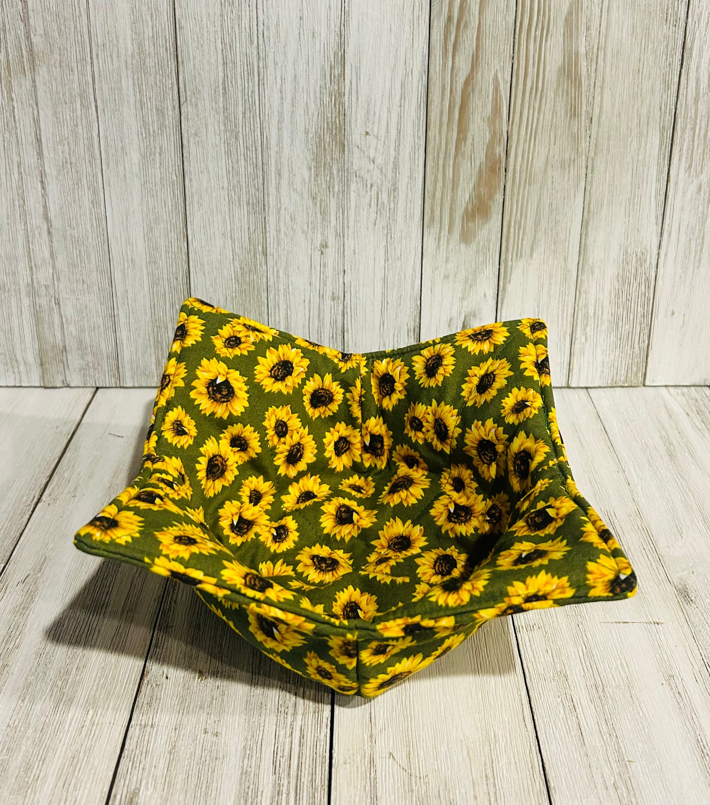 Bowl Koozie - Sunflower Dance - Sage