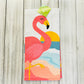 Dish Towel - Beach Theme - Flamingos Single