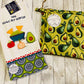 Dish Towel with Matching Potholders - Avocados - You Guac My World