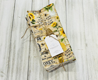 Reusable Towels - Bees - Rustic