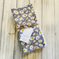 Reusable Towels - Bee and Daisy - Grey