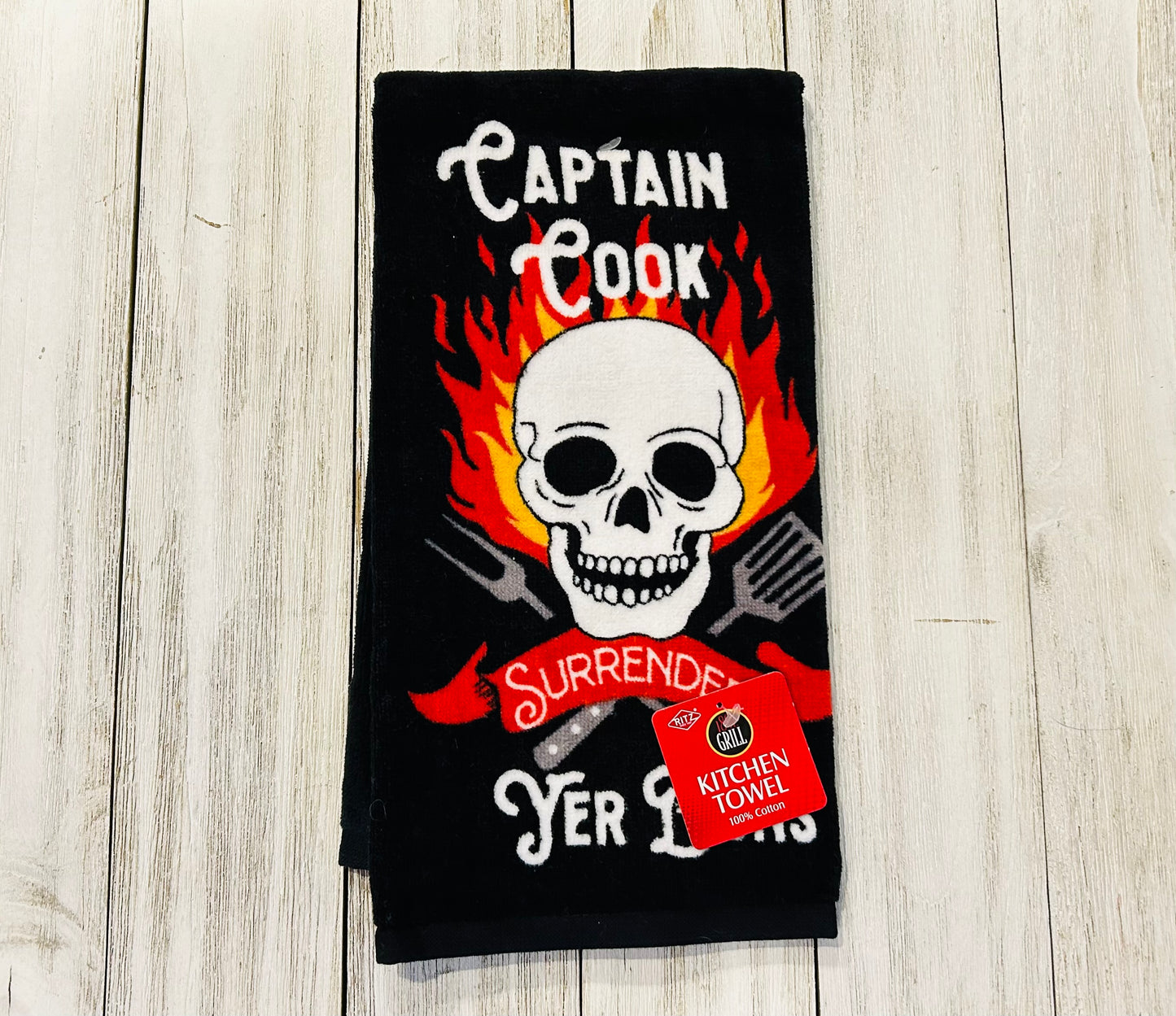 Dish Towel - BBQ Captain Cook