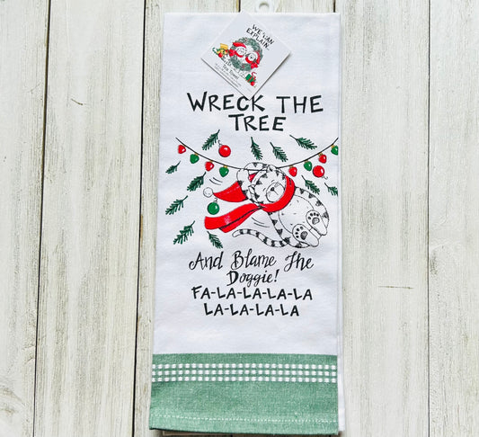 Dish Towel - Christmas Themed - Cats - Funny