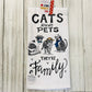 Dish Towel -Cat Towels - Cats aren't Pets Their Family