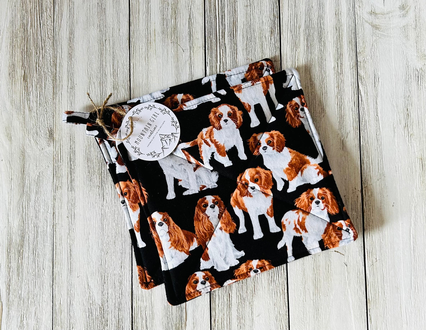 Potholder Set - Dog Themed - Cavalier