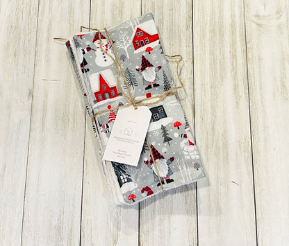 Reusable Towels - Christmas - Christmas Gnomes