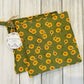 Potholder Set - Sunflower Themed - Sage Green