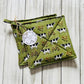 Potholder Set - Farm Themed - Cows and Sunflowers Sage