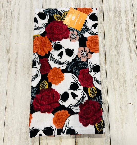 Dish Towel - Halloween Themed - Day of the Dead