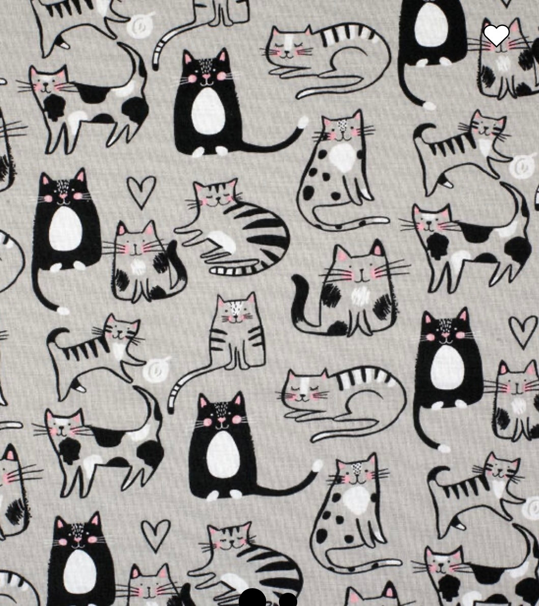 Bowl Koozie - Cats - Grey Cats