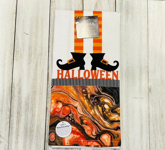 Dish Towel - Halloween Themed - Halloween Witch