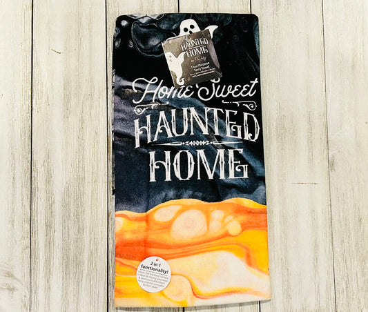 Dish Towel - Halloween Themed - Home Sweet Haunted Home