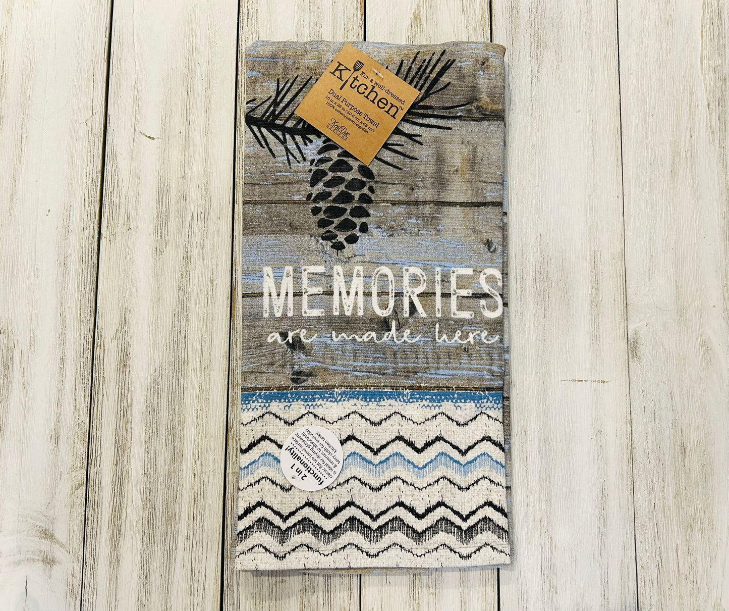 Dish Towel -Mountain Theme - Memories are Made Here