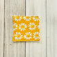 Reusable Facial Cloths - Mustard Daisy