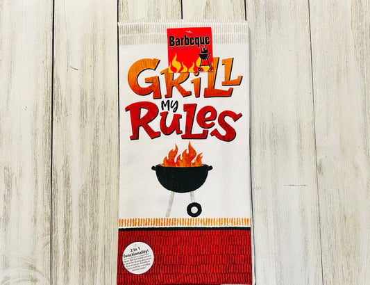 Dish Towel - BBQ My Grill My Rules