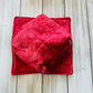 Bowl Koozie - Solids- Red Scroll