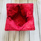 Bowl Koozie - Solids- Red Scroll