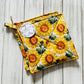 Potholder Set - Sunflower Themed - Sunflowers on White