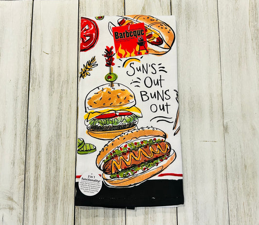 Dish Towel - BBQ Suns Out Buns Out
