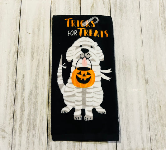 Dish Towel - Halloween Themed - Trick for Treats