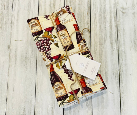 Reusable Towels - Wine - Wine Lover